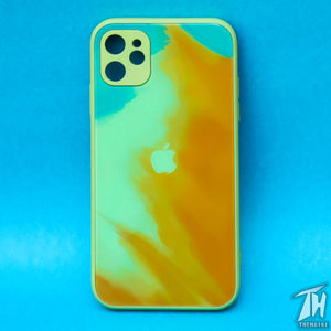 Ocean oil paint mirror case for Apple iphone 12 mini