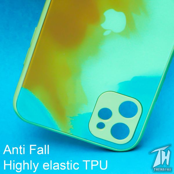 Ocean oil paint mirror case for Apple iphone 12