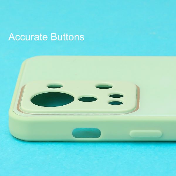 Light Green camera Safe mirror case for Oneplus Nord 2T