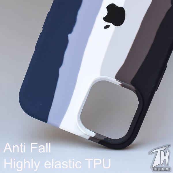 Monochrome Silicone Case for Apple iphone 13 mini
