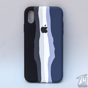 Monochrome Silicone Case for Apple iphone X/Xs
