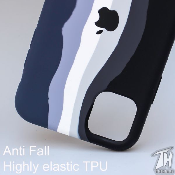 Monochrome Silicone Case for Apple iphone 11