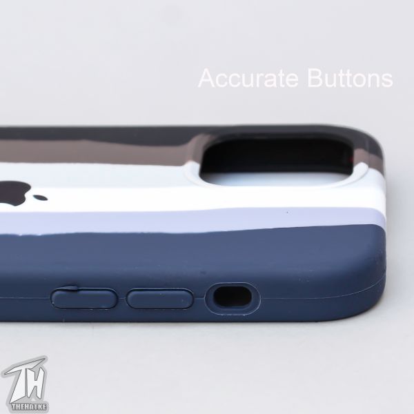Monochrome Silicone Case for Apple iphone 12 Pro Max