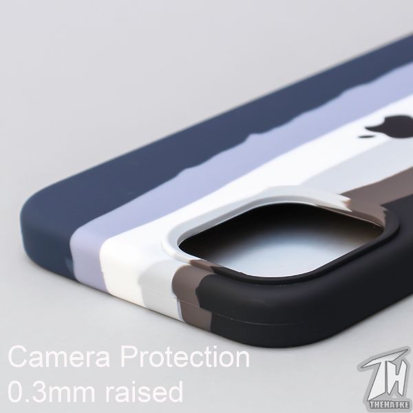 Monochrome Silicone Case for Apple iphone 12 mini