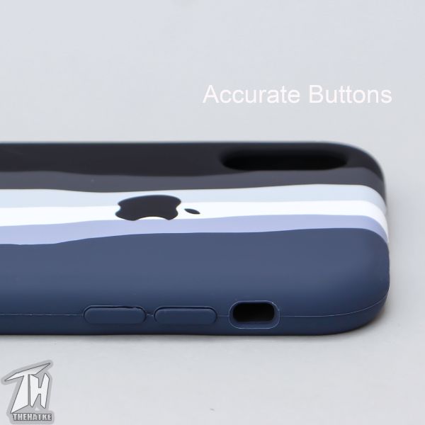 Monochrome Silicone Case for Apple iphone Xs Max