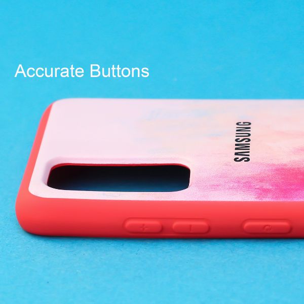 Magma oil paint mirror case for Samsung S20