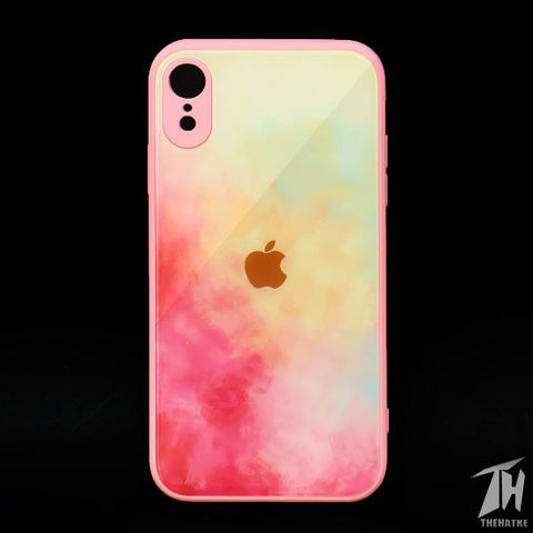 Magma oil paint mirror case for Apple iphone XR