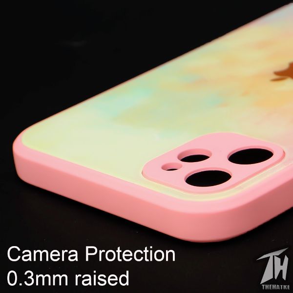 Magma oil paint mirror case for Apple iphone 12