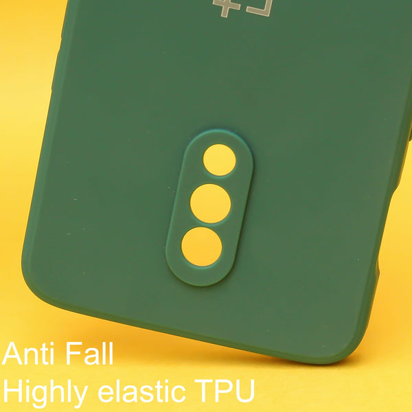 Dark Green Candy Silicone Case for Oneplus 7