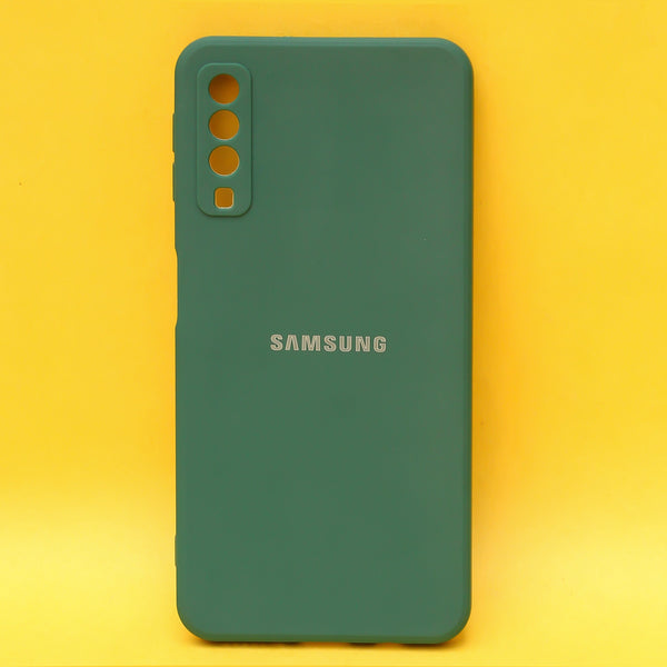 Dark Green Candy Silicone Case for Samsung A7 2018
