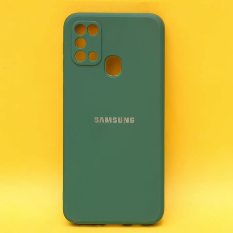 Dark Green Candy Silicone Case for Samsung M30s