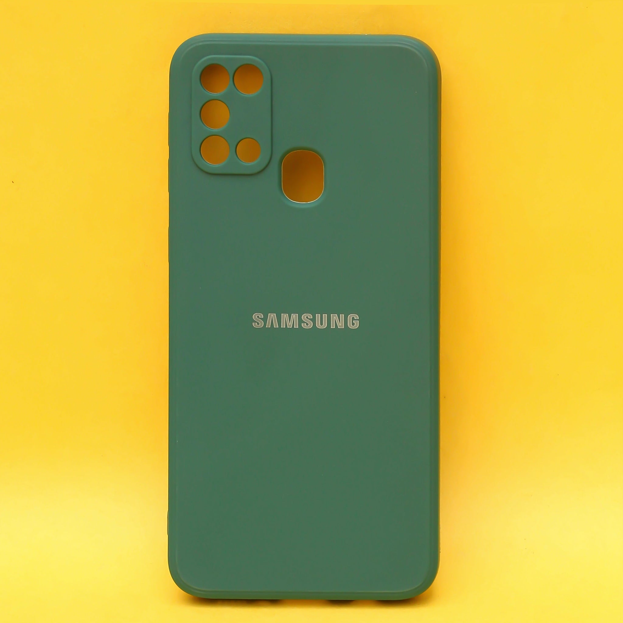 Dark Green Candy Silicone Case for Samsung M21