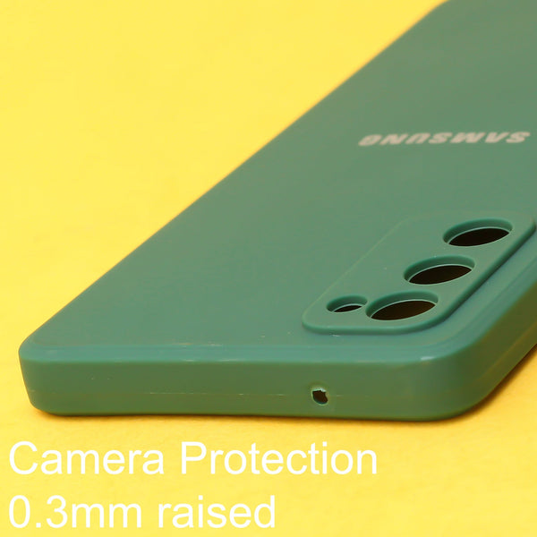 Dark Green Candy Silicone Case for Samsung S21 FE