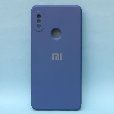 Dark Blue Candy Silicone case for Redmi Note 5 Pro