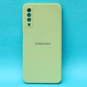 Light Green Candy Silicone Case for Samsung A7 2018