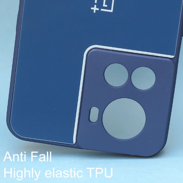 Dark Blue camera Safe mirror case for Oneplus 10R