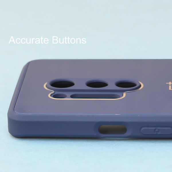 Dark Blue camera Safe mirror case for Oneplus 8 Pro