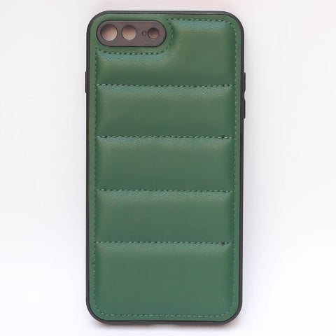 Green Pop Leather silicone case for Apple iPhone 7 Plus