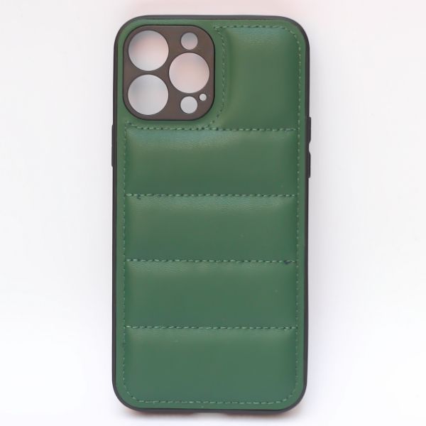 Green Pop Leather silicone case for Apple iPhone 12 Pro