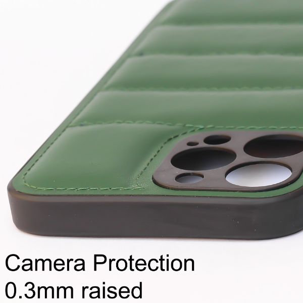 Green Pop Leather silicone case for Apple iPhone 13 Pro Max