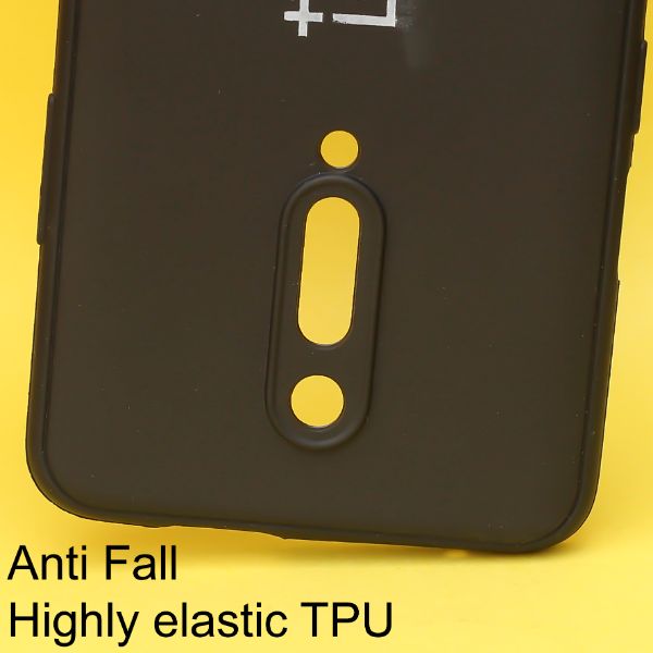 Black Spazy Silicone Case for Oneplus 7 Pro