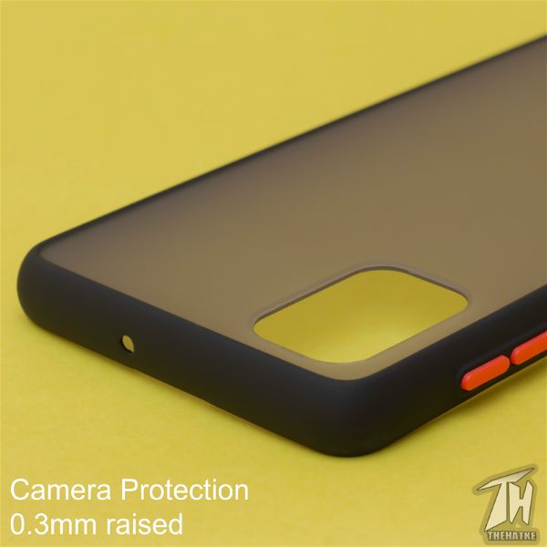 Black Smoke Silicone Safe case for Samsung M51