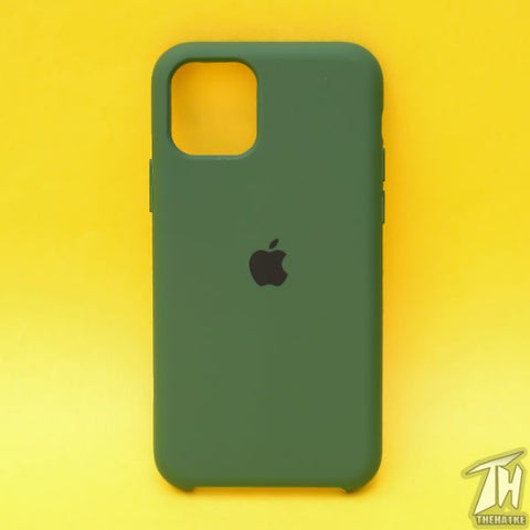 Dark Green Original Silicone case for Apple iphone 11 pro
