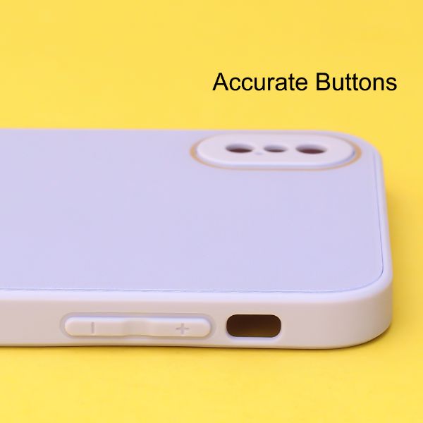 Purple camera Safe mirror case for Apple Iphone X/Xs