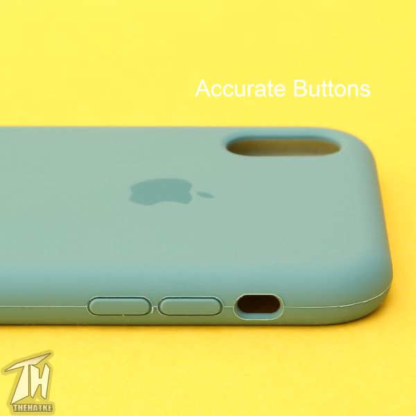Green Original Silicone case for Apple iphone XR