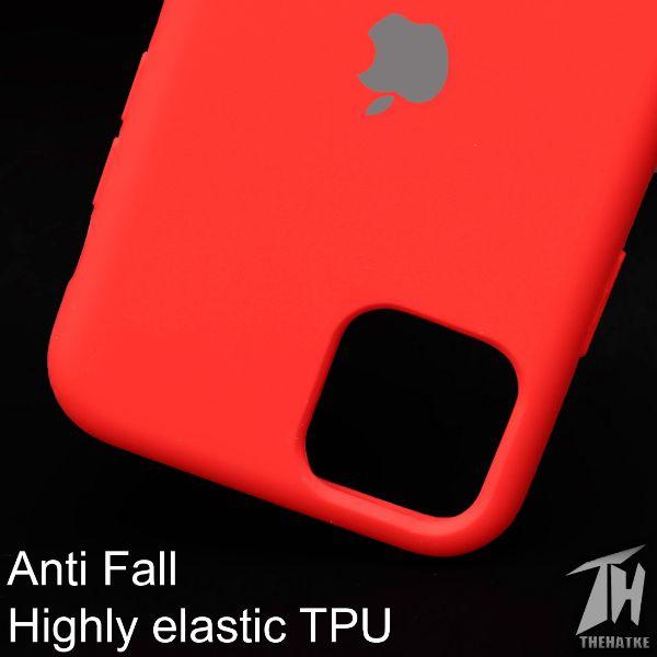 Red Original Silicone case for Apple iphone 12 pro