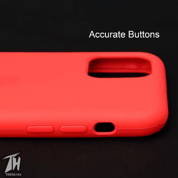Red Original Silicone case for Apple iphone 12 pro Max