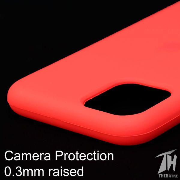 Red Original Silicone case for Apple iphone 12 pro Max