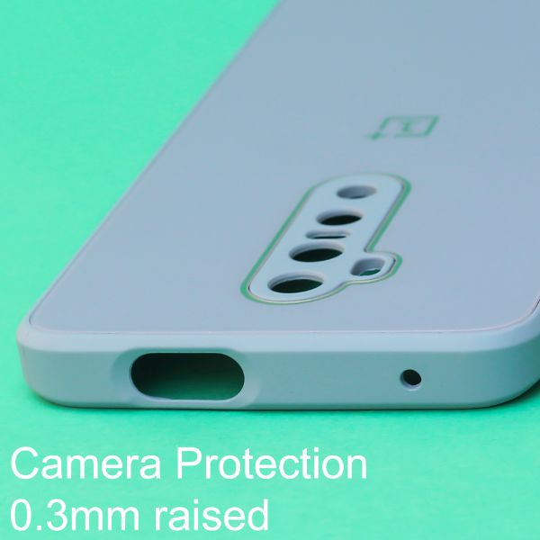 Blue camera Safe mirror case for Oneplus 7 Pro
