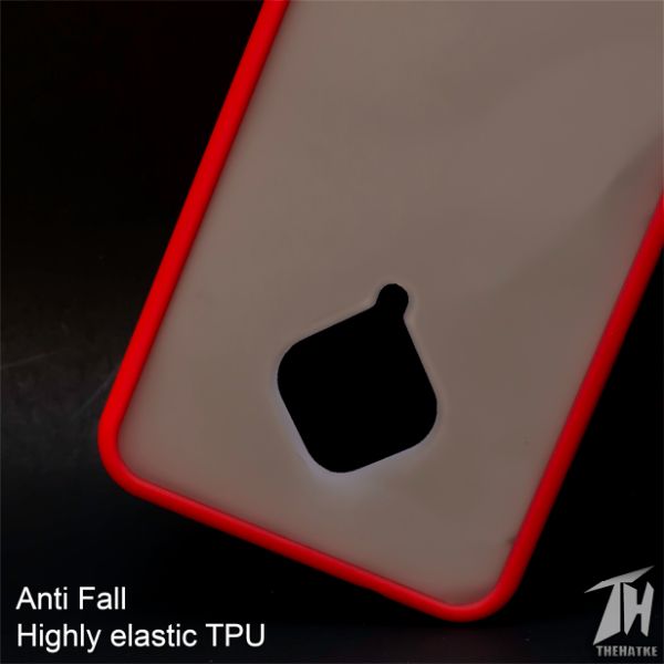 Red Smoke Silicone Safe case for Vivo S1 pro