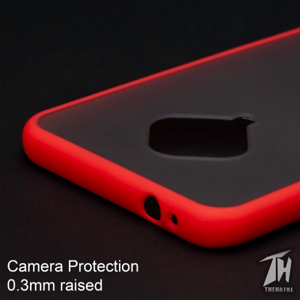 Red Smoke Silicone Safe case for Vivo S1 pro
