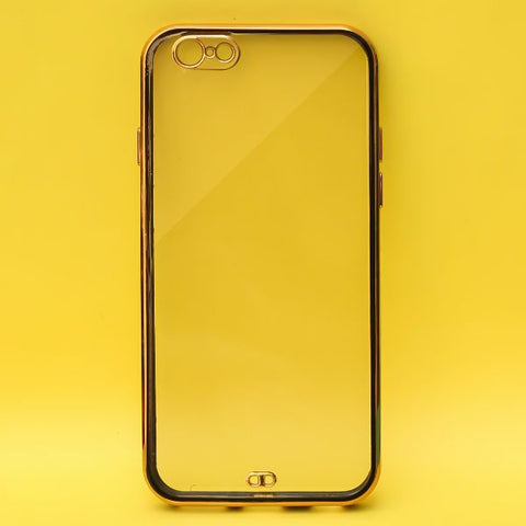 Black Electroplated Transparent Case for Apple iphone 6