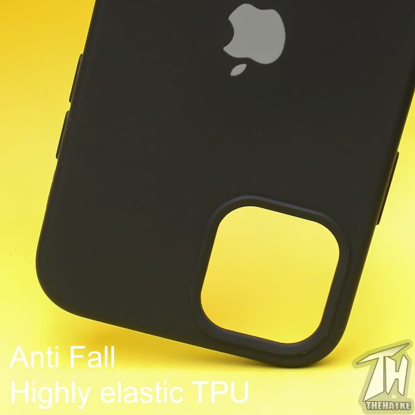 Black Original Silicone case for Apple iphone 11 Pro