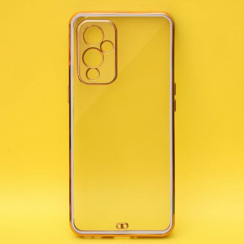 Purple Electroplated Transparent Case for Oneplus 9