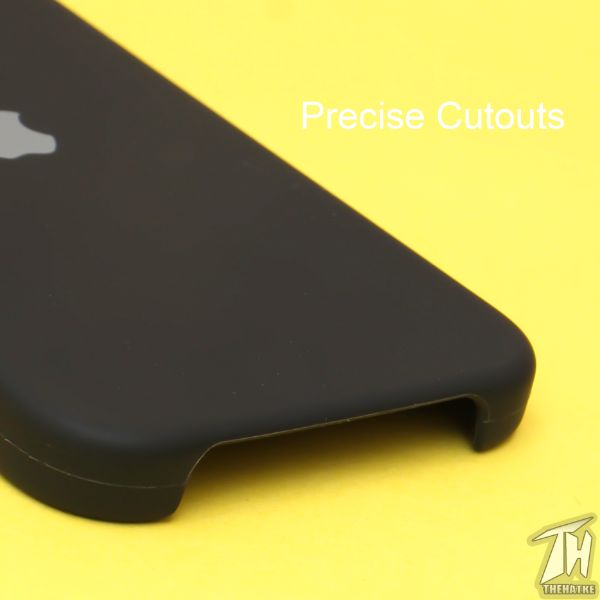 Black Original Silicone case for Apple iphone 11 Pro