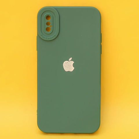 Dark Green Spazy Silicone Case for Apple Iphone Xs max