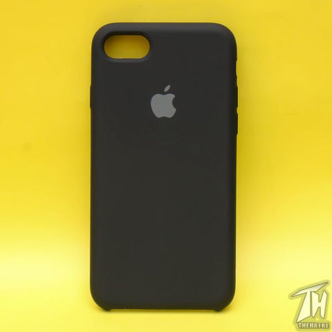 Black Original Silicone case for Apple iphone se 2