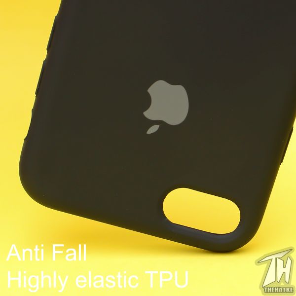 Black Original Silicone case for Apple iphone 7