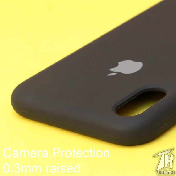 Black Original Silicone case for Apple iphone XR