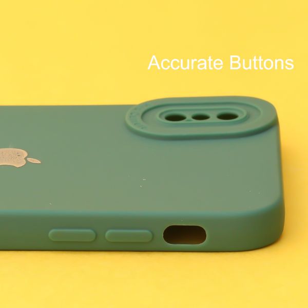 Dark Green Spazy Silicone Case for Apple Iphone Xs max