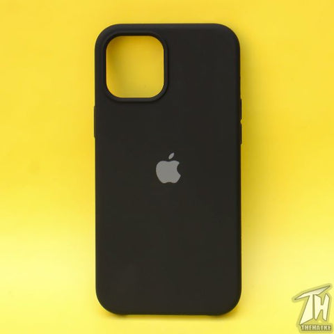 Black Original Silicone case for Apple iphone 13 pro