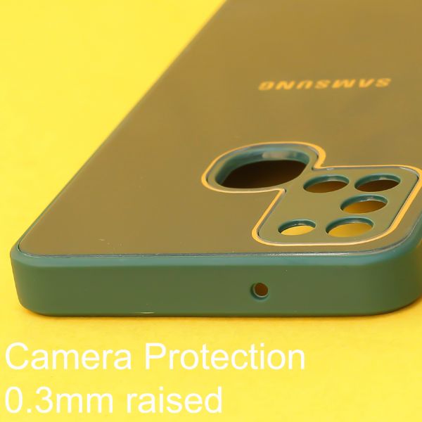 Dark green camera Safe mirror case for Samsung A21s