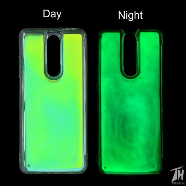 Green Glow in the dark case for Poco X2