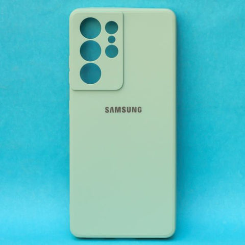 Sea Green Candy Silicone Case for Samsung S21 Ultra