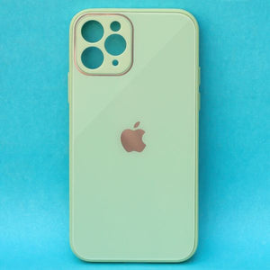 Light green camera Safe mirror case for Apple Iphone 11 Pro