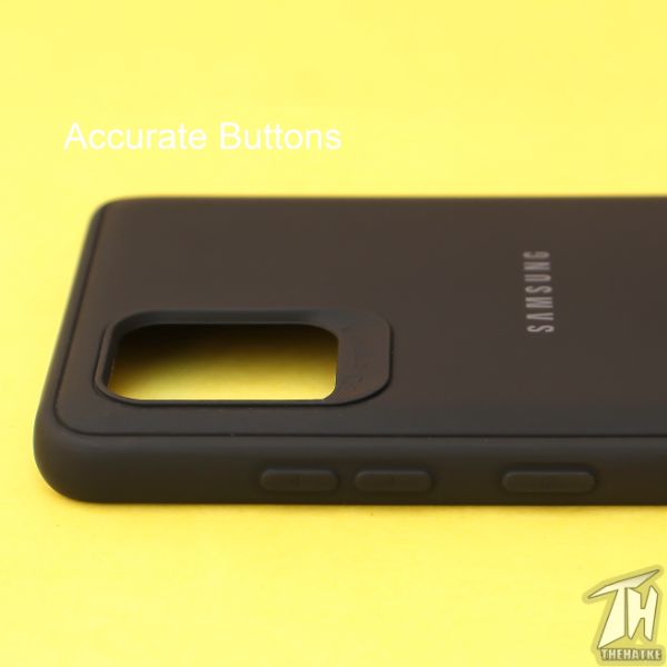 Black Silicone Case for Samsung Note 10 Lite